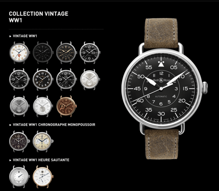 The Bell & Ross Aviator collection