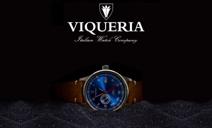 Viqueria Italian Watch Company Black Sand new blue (2)